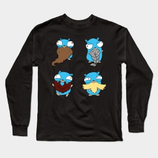 Bearded Gophers Group Long Sleeve T-Shirt